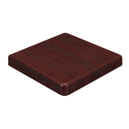 Dark Mahogany Resin Table Top