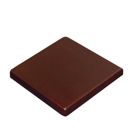Solid Oak Wood Table Top, Dark Mahogany