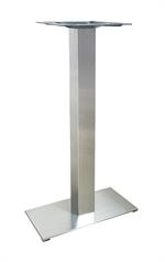 Indoor Stainless Steel Table Bar Height Bases, 9"x 18"