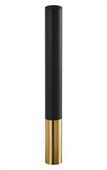 Gold and Black Finish Round Column in Bar-Height for Indoor Use