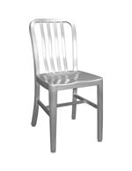 Aluminum Chair w/ Slat Back